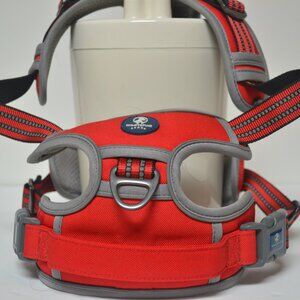 WALKTOFINE Adjustable Reflective No Pull Dog Harness XL